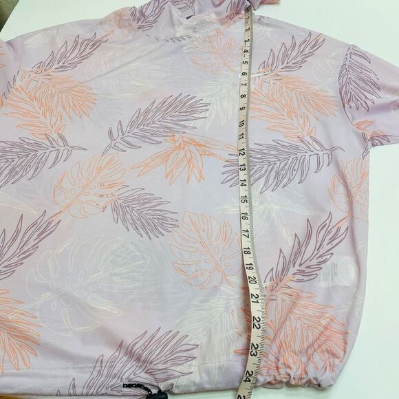 Nike Pro Cover Up Hoodie Purple Aloha Size Small - Picture 9 of 13